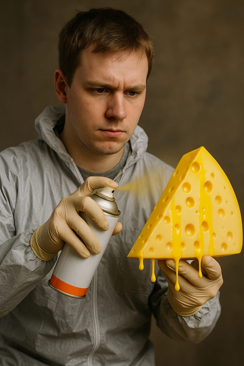 Michael lackiert extra Käse